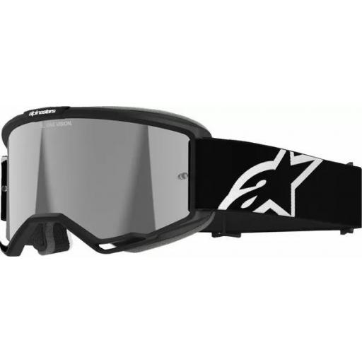 Gafas Alpinestars Vision 5 Corp color negro cristal plata espejo 