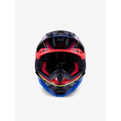 Casco Alpinestars Supertech M10 Era Azul rojo y amarillo [1]
