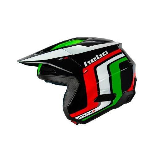 Casco Trial Hebo HTR F02 ZONE PRO racing negro [4]