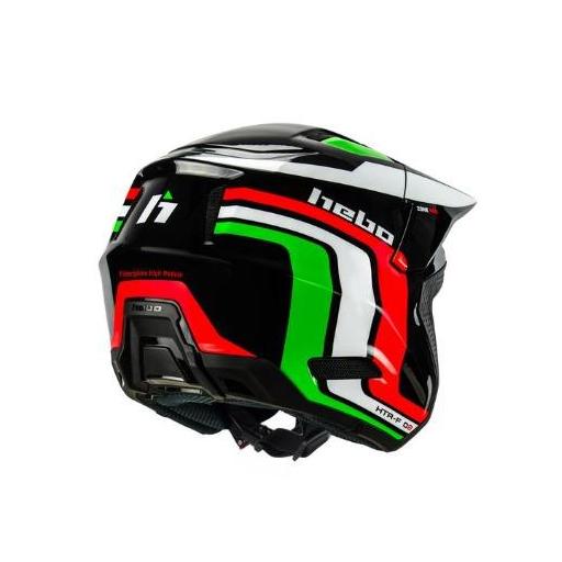 Casco Trial Hebo HTR F02 ZONE PRO racing negro [2]
