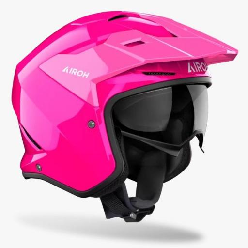 Casco Jet Airoh Kombakt Color Pink Gloss [2]