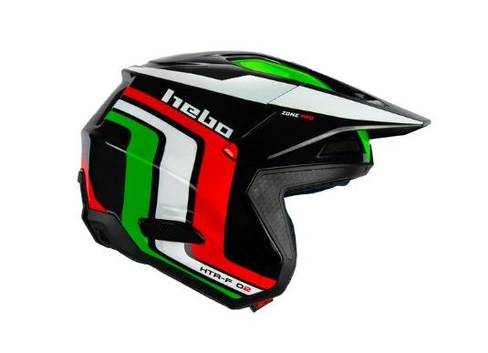 Casco Trial Hebo HTR F02 ZONE PRO racing negro