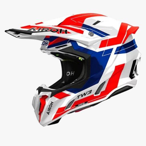 Airoh TWIST 3 Dinasty azul y rojo brillante [2]