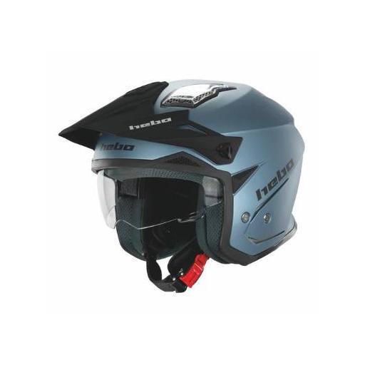 Casco Trial Hebo HTR-P01 V6 MONO DUO Azul claro [1]
