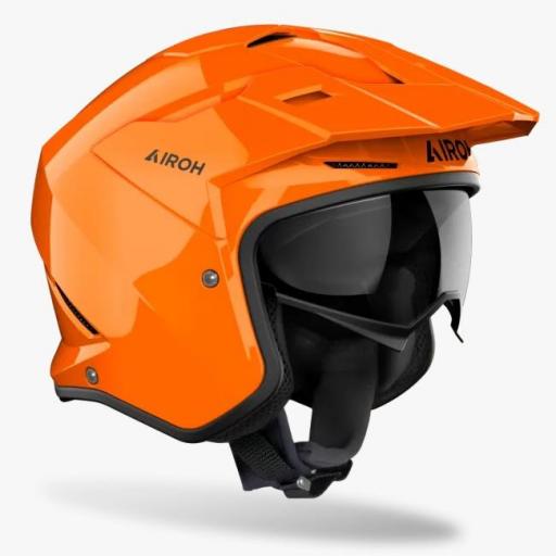 Casco Jet Airoh Kombakt Color Naranja [1]