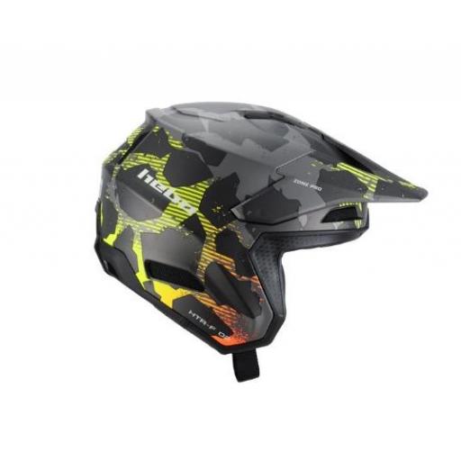 Casco Trial Hebo HTR F02 ZONE PRO Camuflaje