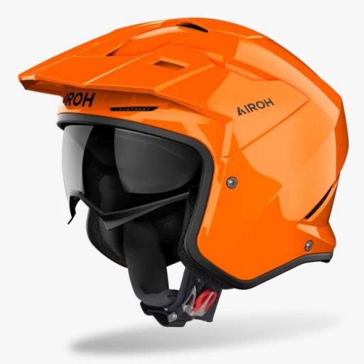 Casco Jet Airoh Kombakt Color Naranja