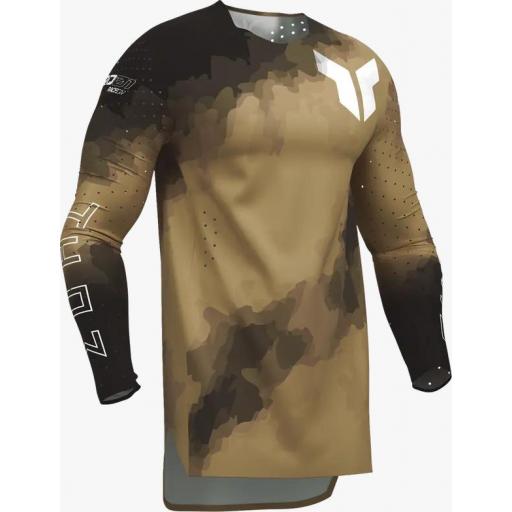 Jersey Thor Sportmode Carbon marrón y negro '26