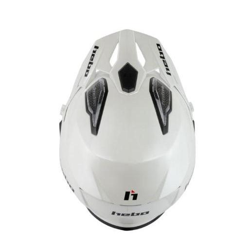 Casco Trial Hebo HTR-P01 V6 MONO Blanco [2]
