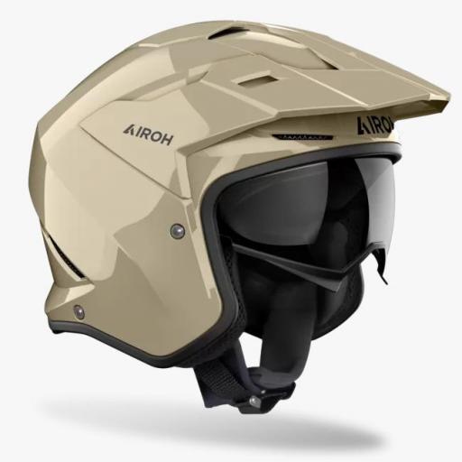 Casco Jet Airoh Kombakt Color Moka glow [1]
