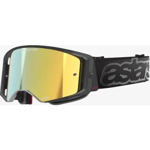 Gafas Alpinestars Supertech Corp Vista Absolute Vision color negro cristal oro [0]