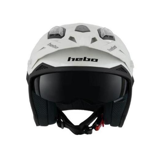 Casco Trial Hebo HTR-P01 V6 MONO Blanco [1]