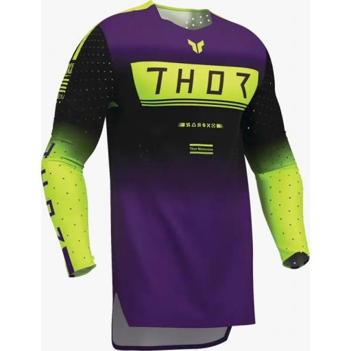 Jersey Thor Sportmode GEO negro y púrpura '26