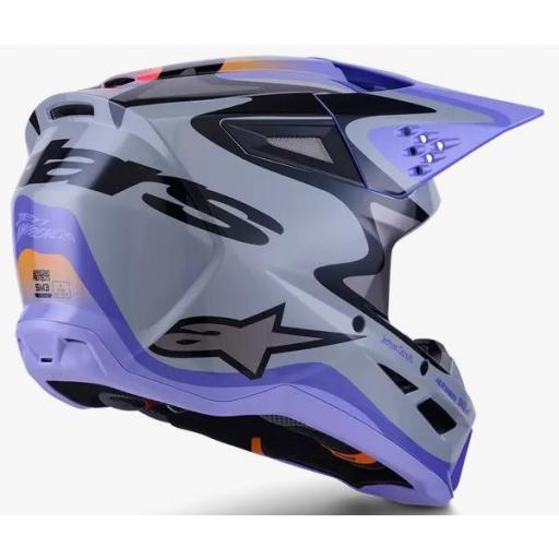Casco Alpinestars SM3 infantil / junior replica Jettson [1]