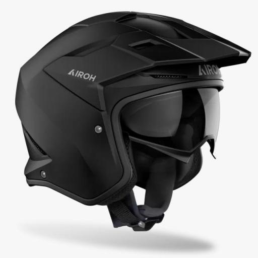 Casco Jet Airoh Kombakt Color negro [2]