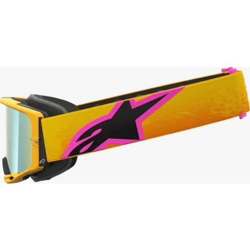 Gafas Alpinestars Vision 8 Corp color naranja, negro y gris cristal amarillo espejo [1]