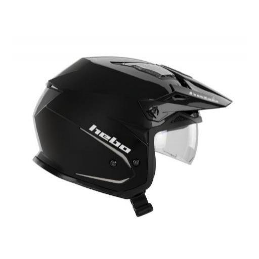 Casco Trial Hebo HTR-P01 V6 MONO Negro  [0]