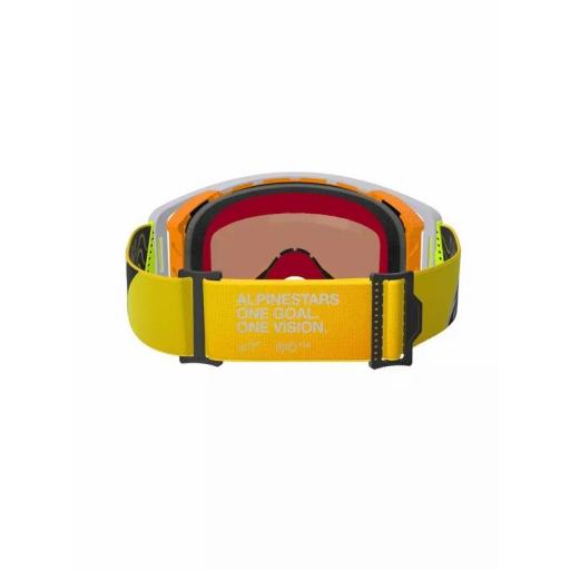 Gafas Alpinestars Supertech Corp Goggle Absolute Vision color amarillo cristal rojo espejo [2]