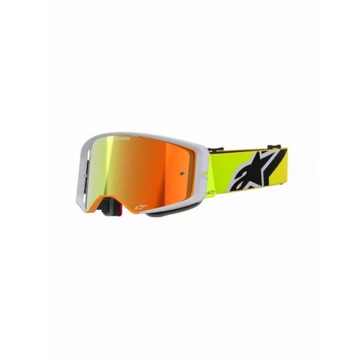 Gafas Alpinestars Supertech Corp Goggle Absolute Vision color amarillo cristal rojo espejo [0]