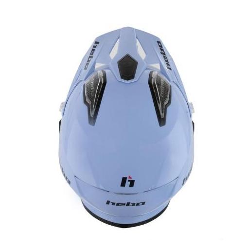 Casco Trial Hebo HTR-P01 V6 MONO azul  [3]