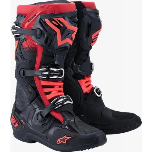 Alpinestars Tech 10 negras y rojas