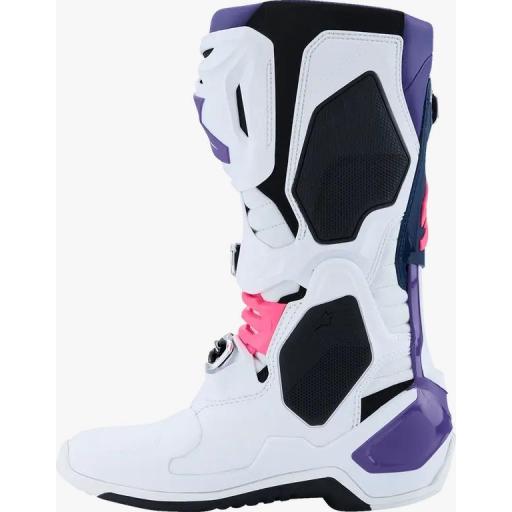 Alpinestars Tech 10 Blanco, violeta, azul y rosa [3]
