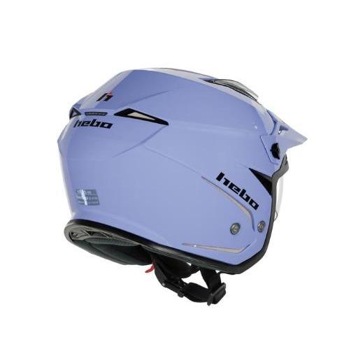 Casco Trial Hebo HTR-P01 V6 MONO azul  [2]