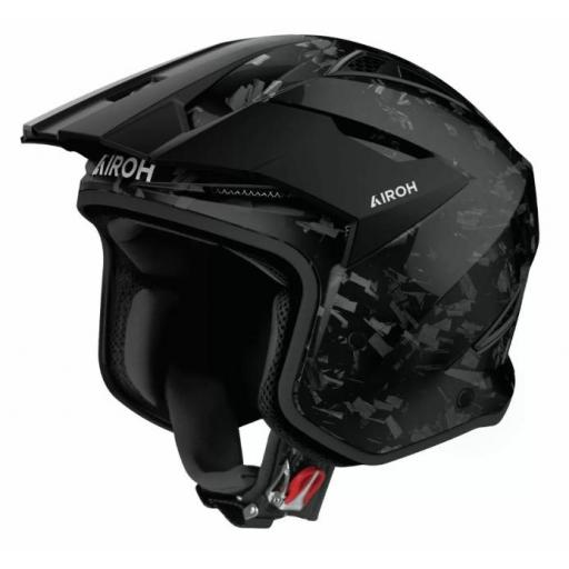Casco de Trial Airoh TRR II Carbon Gloss