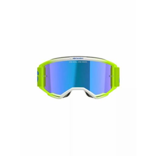 Gafas Alpinestars Vision 5 Corp color amarillo y azul cristal azul espejo  [3]