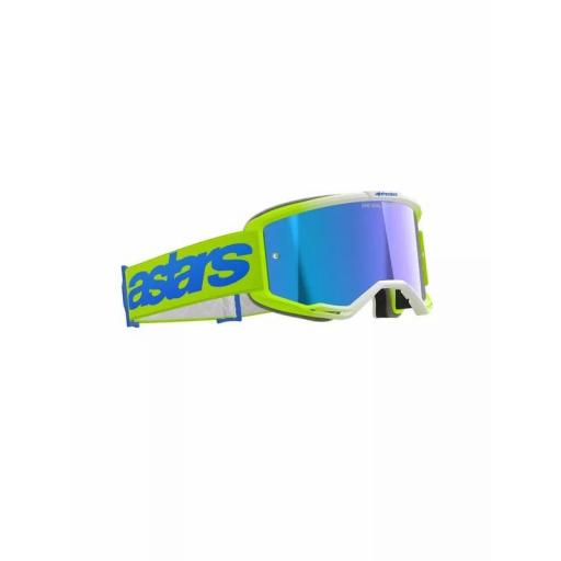 Gafas Alpinestars Vision 5 Corp color amarillo y azul cristal azul espejo  [1]