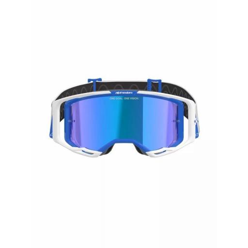 Gafas Alpinestars Vision 8 Corp color azul y blanco cristal azul espejo [2]