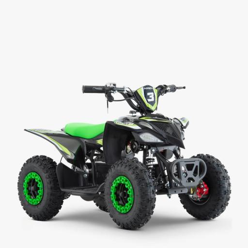 POCKET QUAD infantil electrico APOLLO HIRO COBRA 2025  800W Verde