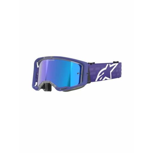 Gafas Alpinestars Vision 8 Corp color púrpura cristal azul espejo [0]