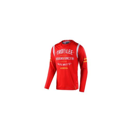 Camiseta Troy Lee GP AIR ROLL OUT rojo