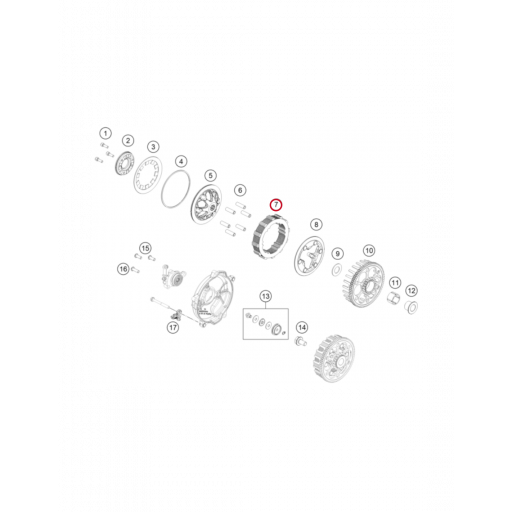 Discos de embrague originales ktm sx 65 2024- [0]
