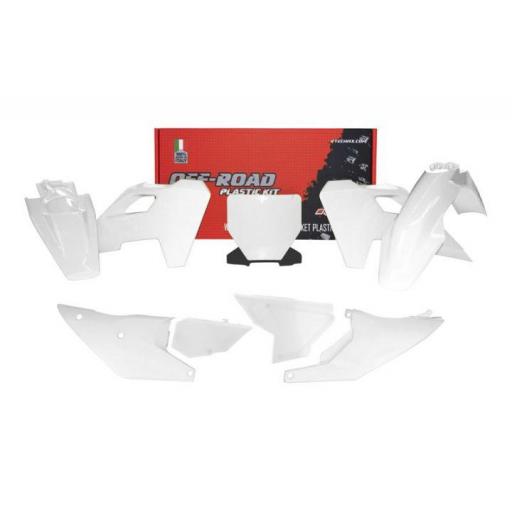 kit plastica color blanco Husqvarna TC FC 2023 -2024