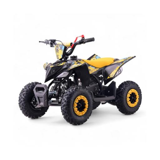 MINI QUAD GASOLINA 49CC ROAN RATTE R6 amarillo