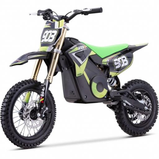 Mot de cross infantil RFN 1100W Roan 903 12"/10" color verde