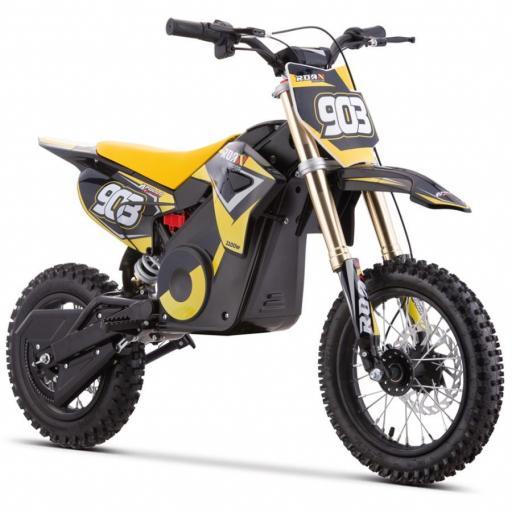 Mot de cross infantil RFN 1100W Roan 903 12"/10" color amarillo [4]