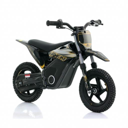 Minicross eléctrica RFN Warrior SX-E250 12/12” 250W Infantil negra y dorada [3]