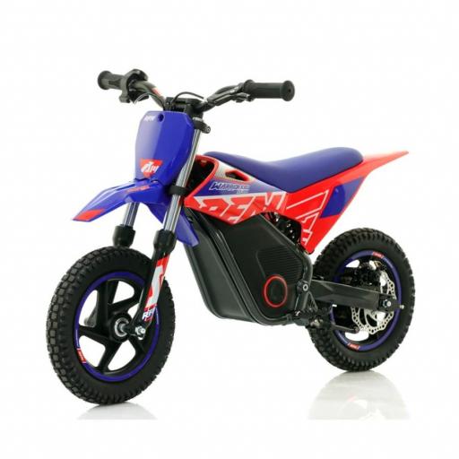 Minicross eléctrica RFN Warrior SX-E250 12/12” 250W Infantil azul y rojo