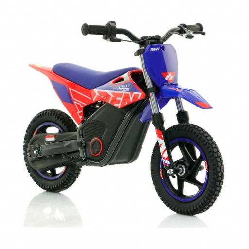 Minicross eléctrica RFN Warrior SX-E250 12/12” 250W Infantil azul y rojo [3]