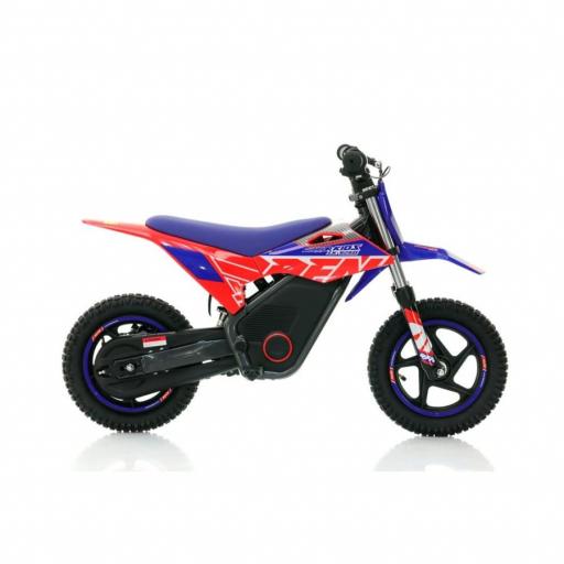 Minicross eléctrica RFN Warrior SX-E250 12/12” 250W Infantil azul y rojo [1]