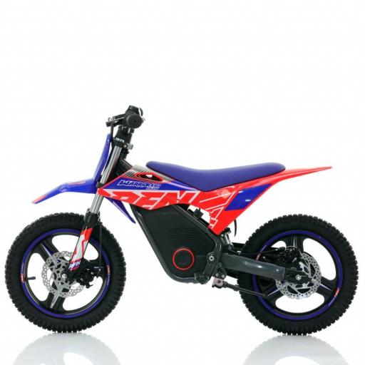Minimoto electrica SX-E350 14/14" azul y roja [3]