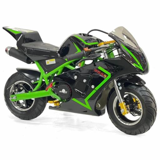 Pocket bike 49cc replica Polini color verde