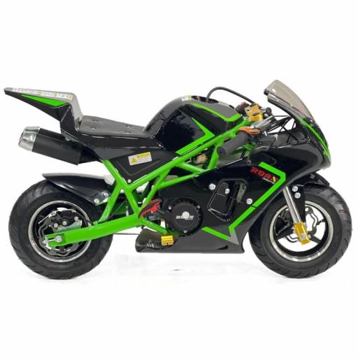 Pocket bike 49cc replica Polini color verde [1]