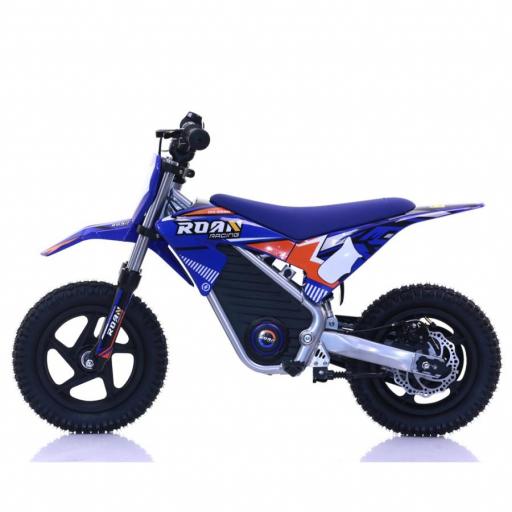 Minimoto electrica 250W Roan Warrior MX-E250 12/12" Azul [4]