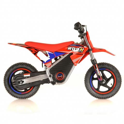 Minimoto electrica 250W Roan Warrior MX-E250 12/12" Roja [3]