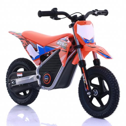 Minimoto electrica 250W Roan Warrior MX-E250 12/12" Naranja [1]