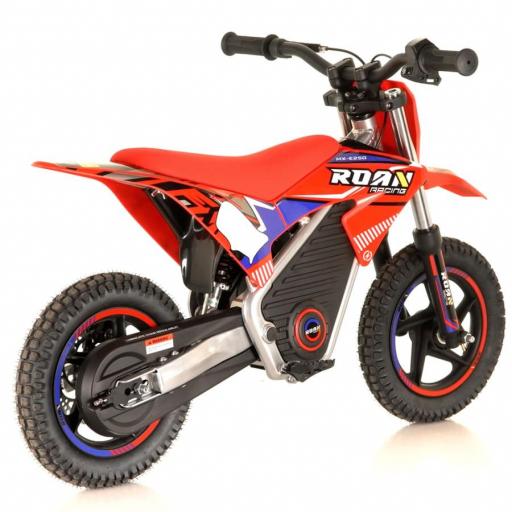 Minimoto electrica 250W Roan Warrior MX-E250 12/12" Roja [2]